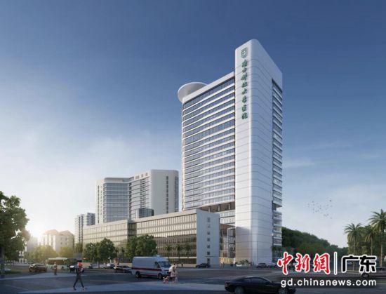 图为南科大医院二期工程效果图。 作者 南方科技大学医院 供图